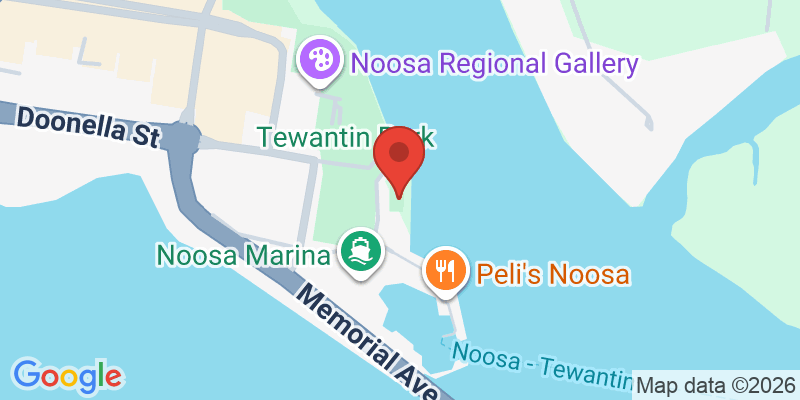Mapa de la ubicación de Tewantin Spray Park