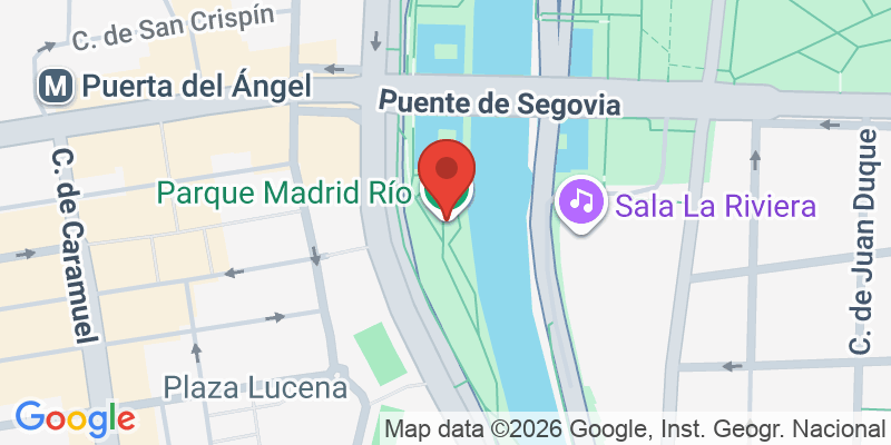 Mapa de la ubicación de Parque Madrid Río