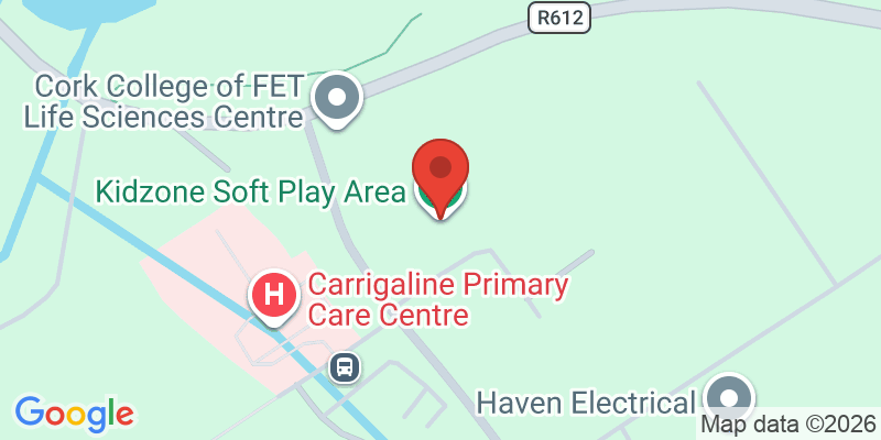 Mapa de la ubicación de Kidzone Soft Play Area