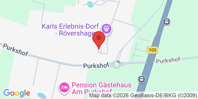 Mapa de la ubicación de Karl's Adventure Village Rövershagen