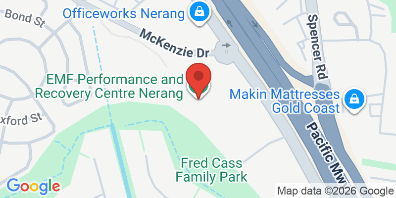 Mapa de la ubicación de EMF Jnr Nerang