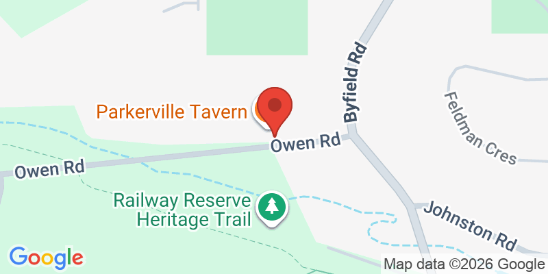 Mapa de la ubicación de Parkerville Tavern