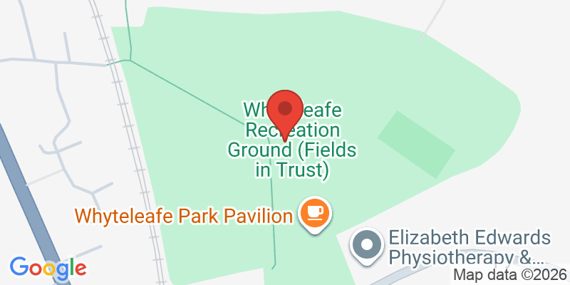 Mapa de la ubicación de Whyteleafe Recreation Ground