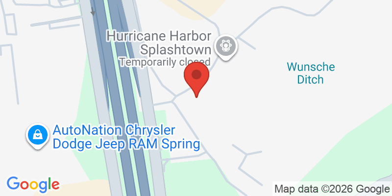 Mapa de la ubicación de Six Flags Hurricane Harbor Splashtown