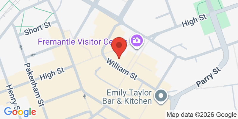 Mapa de la ubicación de Fremantle Library