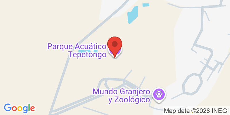 Mapa de la ubicación de Parque Acuático Tepetongo