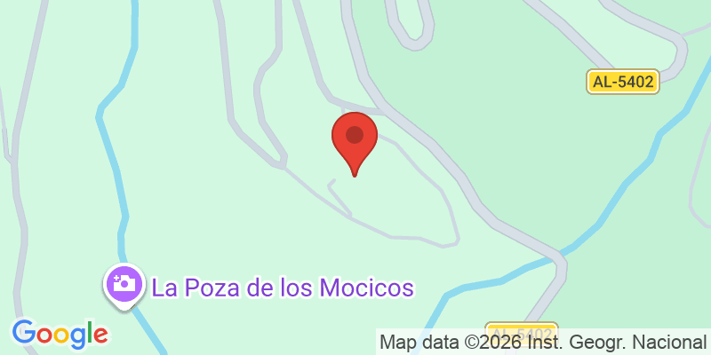 Mapa de la ubicación de ARU Talama B Natural