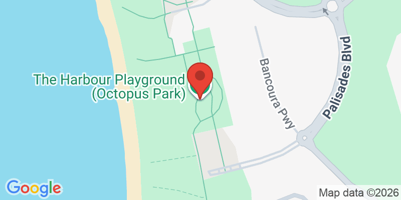 Mapa de la ubicación de The Harbour Playground (Octopus Park)