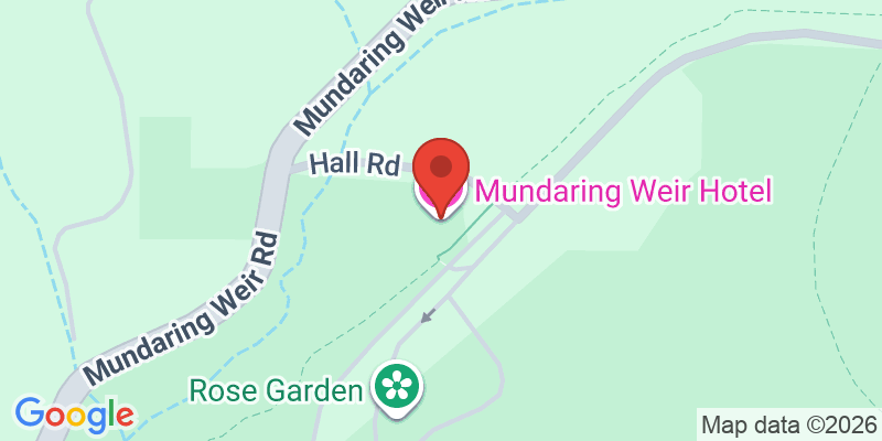 Mapa de la ubicación de Mundaring Weir Hotel