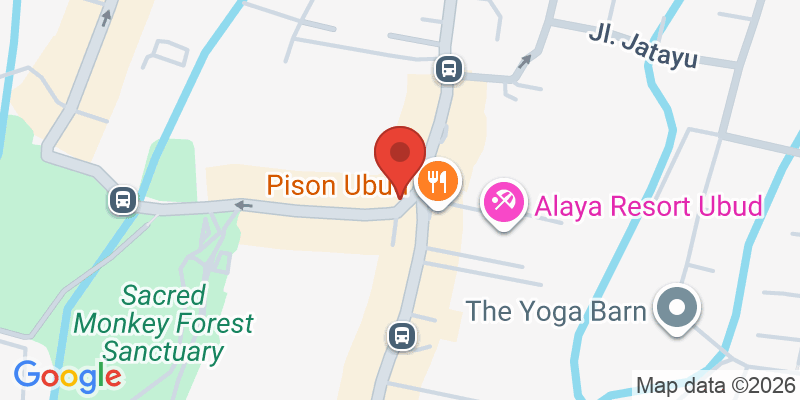 Mapa de la ubicación de L'Osteria Pizza e Cucina Ubud