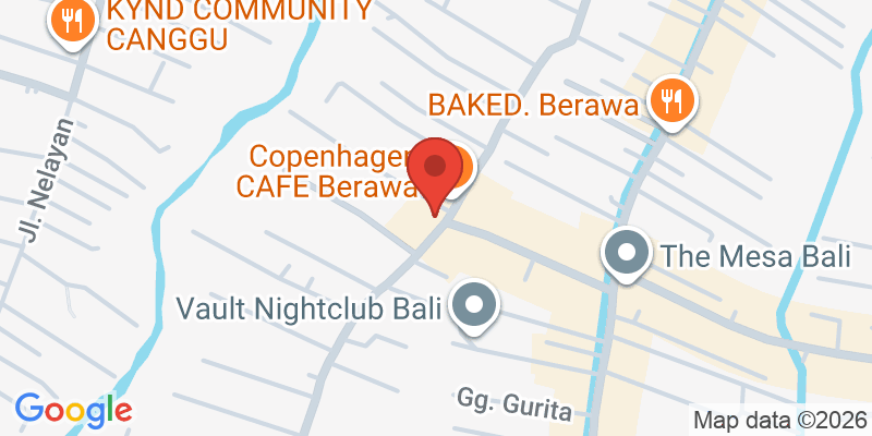 Mapa de la ubicación de L'Osteria Pizza e Cucina Canggu