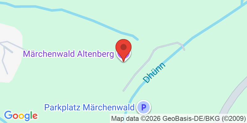 Mapa de la ubicación de Fairytale Forest Altenberg