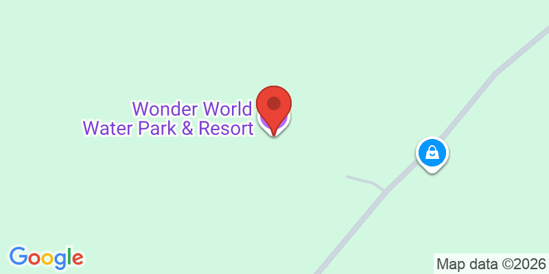 Mapa de la ubicación de Wonder World Water Park and Resort