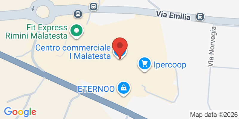 Mapa de la ubicación de Centro commerciale I Malatesta
