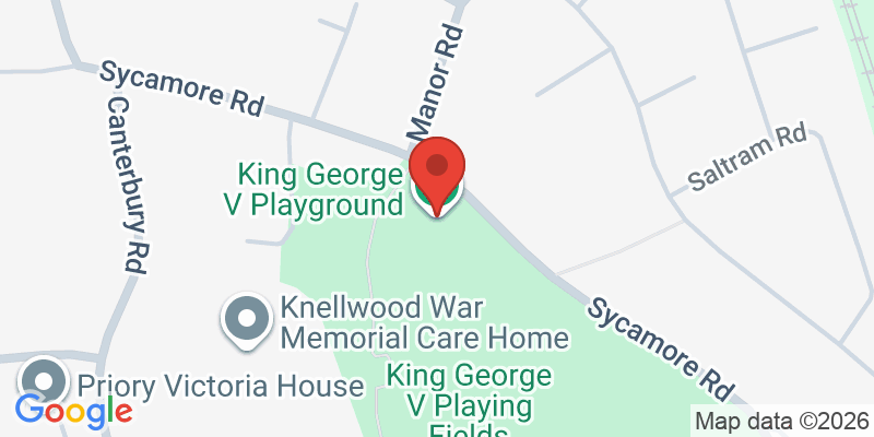 Mapa de la ubicación de King George V playground