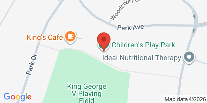 Mapa de la ubicación de King George V Playing Field Children's Play Park