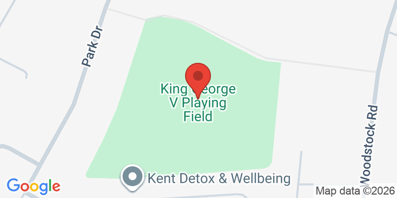 Mapa de la ubicación de King George V Playing Field