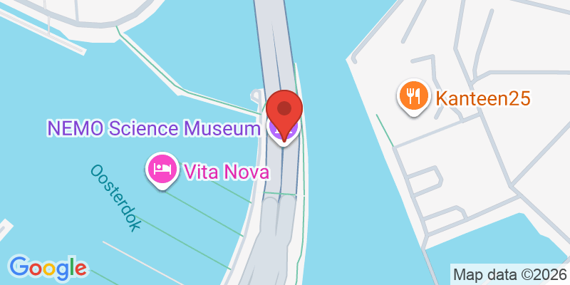 Mapa de la ubicación de NEMO Science Museum