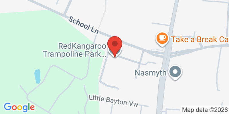 Mapa de la ubicación de RedKangaroo Trampoline Park Coventry