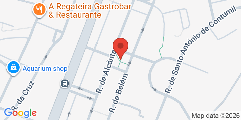 Mapa de la ubicación de Belém Garden