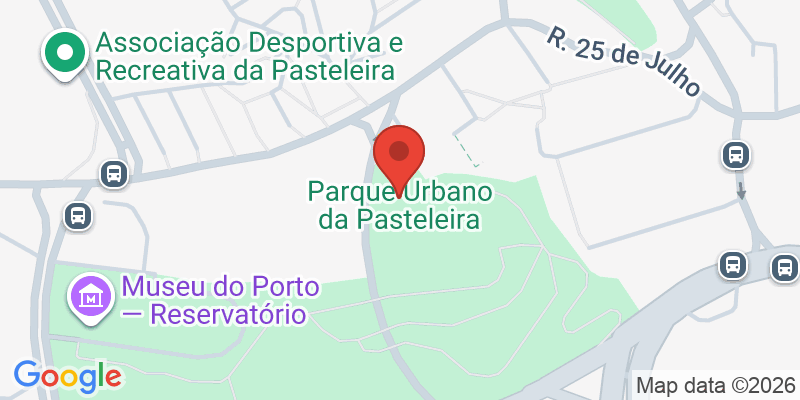 Mapa de la ubicación de Parque Urbano da Pasteleira