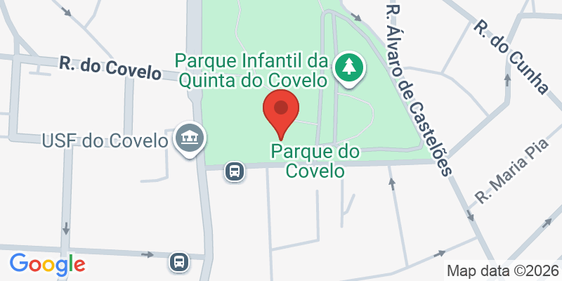 Mapa de la ubicación de Quinta do Covelo