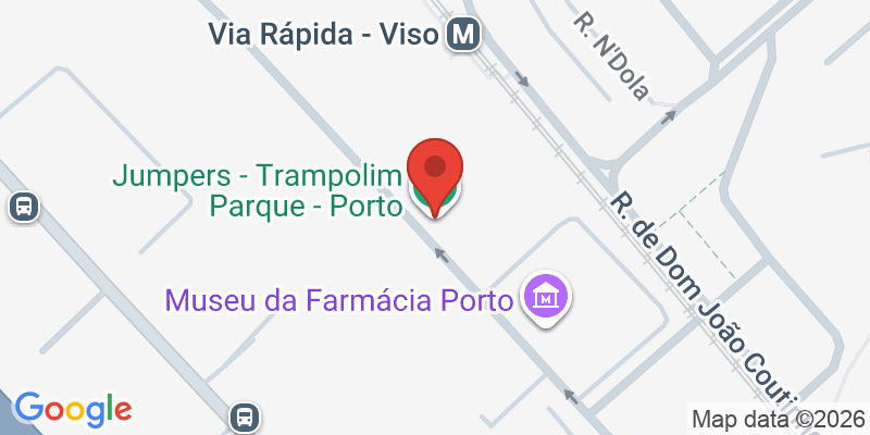 Mapa de la ubicación de Jumpers - Trampolim Parque - Porto