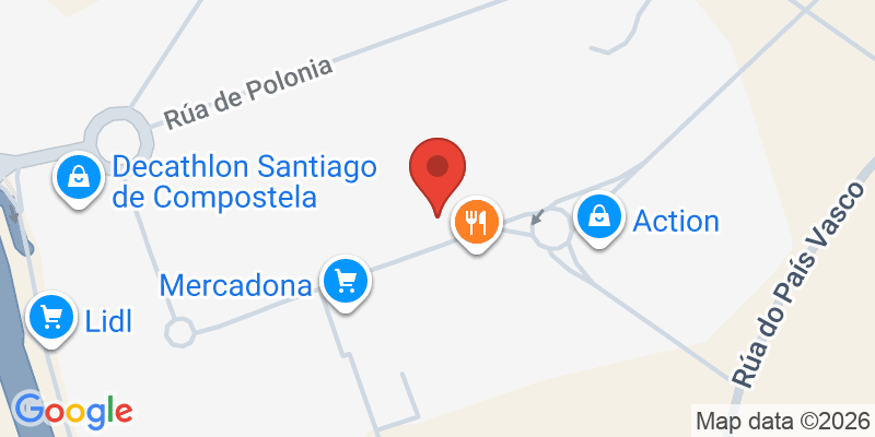 Mapa de la ubicación de Diver Jump Trampoline Park - Santiago de Compostela