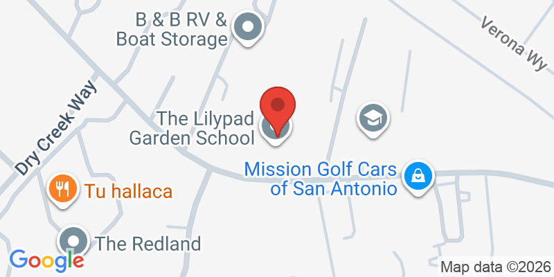 Mapa de la ubicación de The Lily Pad Garden School