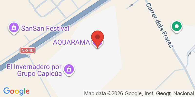 Mapa de la ubicación de Aquarama