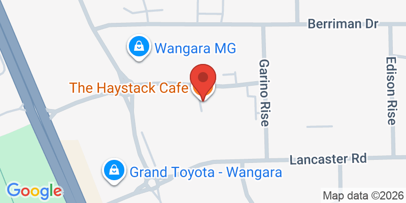 Mapa de la ubicación de The Haystack Cafe