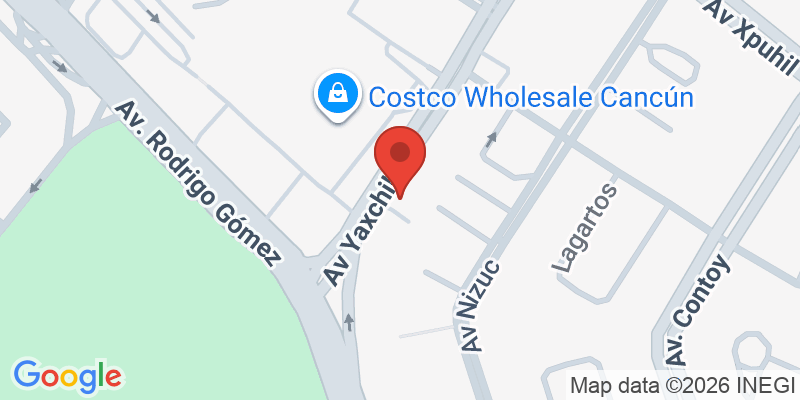 Mapa de la ubicación de XB Restaurante, Suc. Yaxchilán