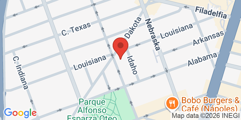 Mapa de la ubicación de Debarbas Bebedero Gourmet Nueva York