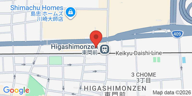 Mapa de la ubicación de Trampoline Park ALCJUMP Kawasaki