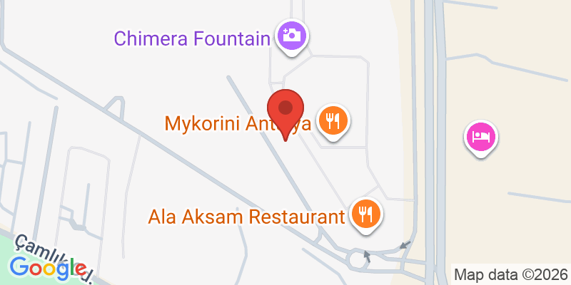 Mapa de la ubicación de The Land of Legends Theme Park