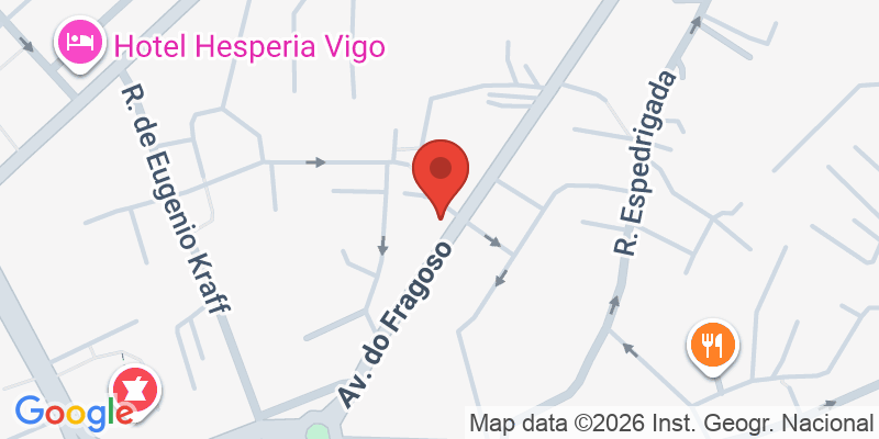 Mapa de la ubicación de Gallaeciashop