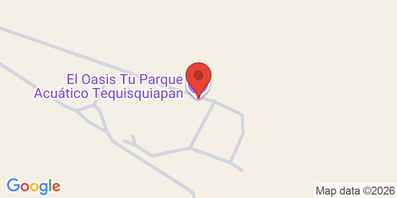 Mapa de la ubicación de El Oasis Tu Parque Acuático Tequisquiapan