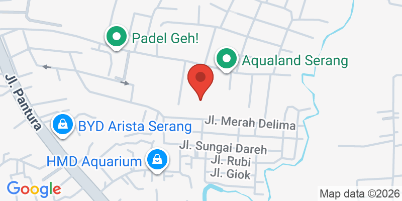 Mapa de la ubicación de Aqualand Serang