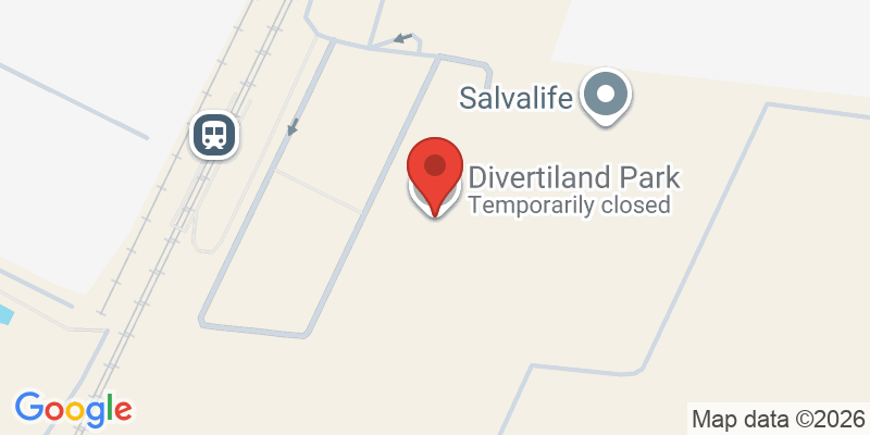 Mapa de la ubicación de Divertiland Parks