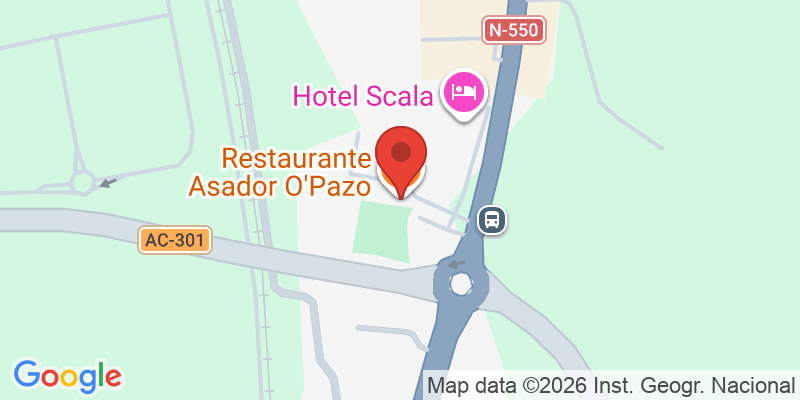 Mapa de la ubicación de Restaurante Asador O Pazo