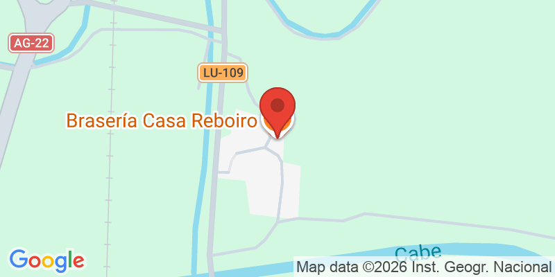 Mapa de la ubicación de Brasería Casa Reboiro