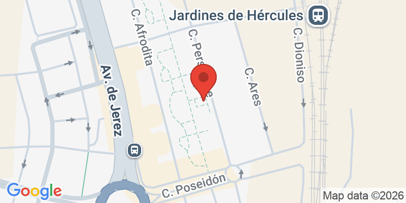 Mapa de la ubicación de El Kiosko Jardines de Hércules