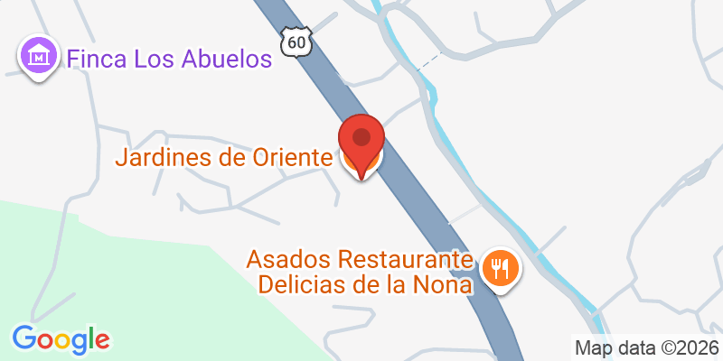 Mapa de la ubicación de Jardines de Oriente