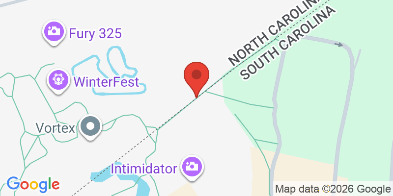 Mapa de la ubicación de Carowinds