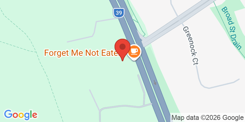 Mapa de la ubicación de Forget Me Not Eatery