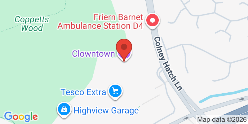 Mapa de la ubicación de Ciudad Payaso