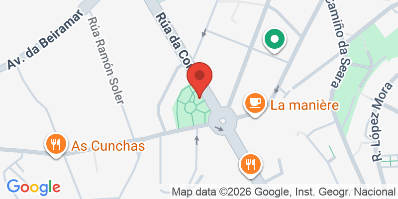 Mapa de la ubicación de Parque Infantil Praza de Eugenio Fadrique