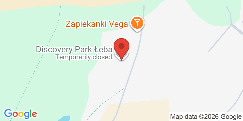 Mapa de la ubicación de Discovery Park Łeba