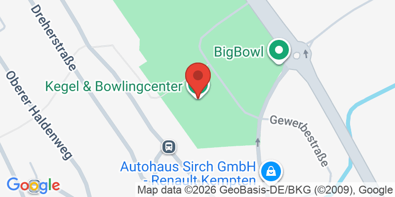 Mapa de la ubicación de Kegel & Bowlingcenter
