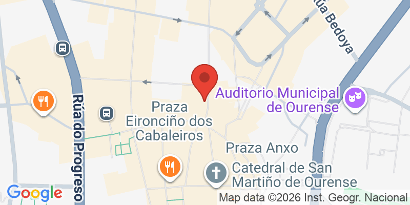 Mapa de la ubicación de La Tagliatella Ourense